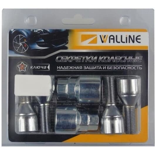 Комплект болтов-секреток с ключом WALLINE 674110w2