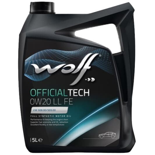 Wolf Officialtech LL FE 0W-20 (5 л) моторное масло