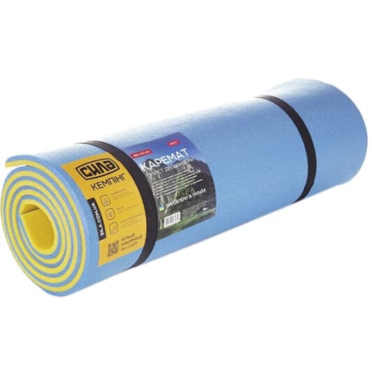 Каремат Сила "Турист" 960930 желто-голубой