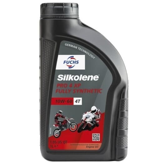 Моторна олива 4Т Fuchs Silkolene Pro 4 XP 10W-60 синтетична