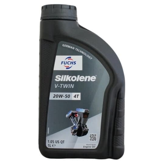 Моторное масло 4T Fuchs Silkolene V-Twin 20W-50 минеральное