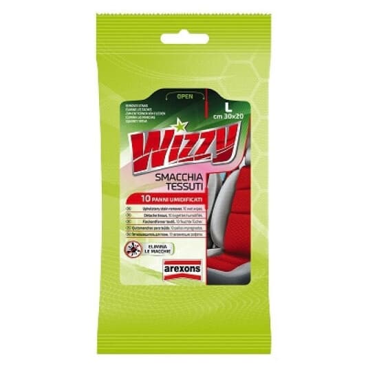 Серветки Arexons Wizzy Upholstery Stain Remover 1939 з нетканого матеріалу 200х295 мм 10 шт
