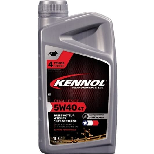 Моторна олива 4Т Kennol Challenge 5W-40 синтетична