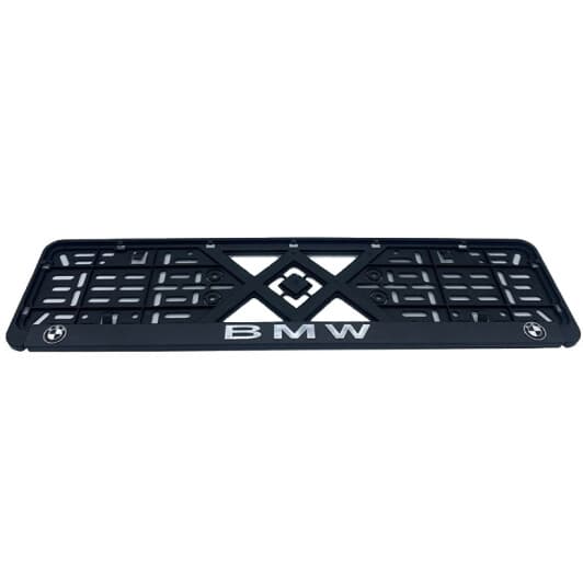 Рамка номерного знака Alca 97875 колір чорний на BMW