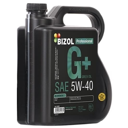 Bizol Green Oil+ 5W-40 (4 л) моторна олива