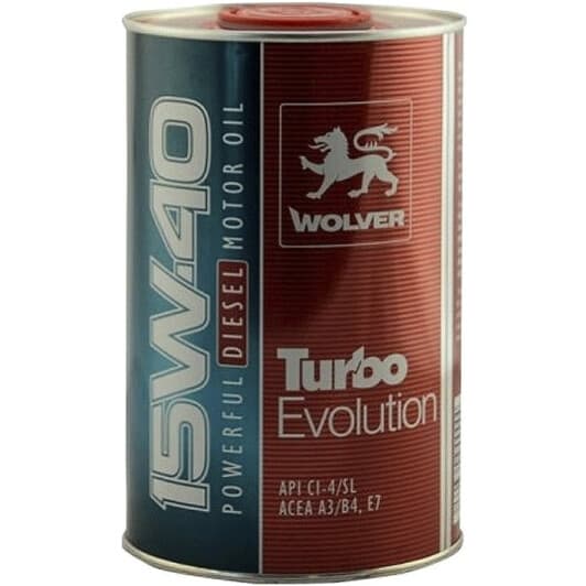 Wolver Turbo Evolution 15W-40 (1 л) моторна олива