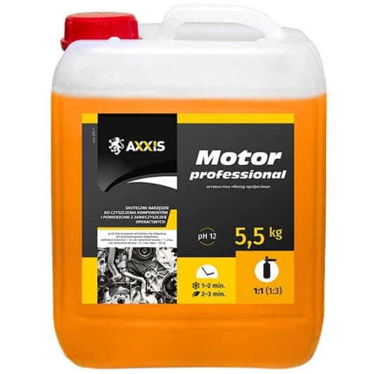 Концентрат очистителя двигателя Axxis Motor Professional пена
