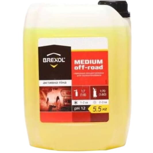 Концентрат автошампуня Brexol Medium off-road (5 л)