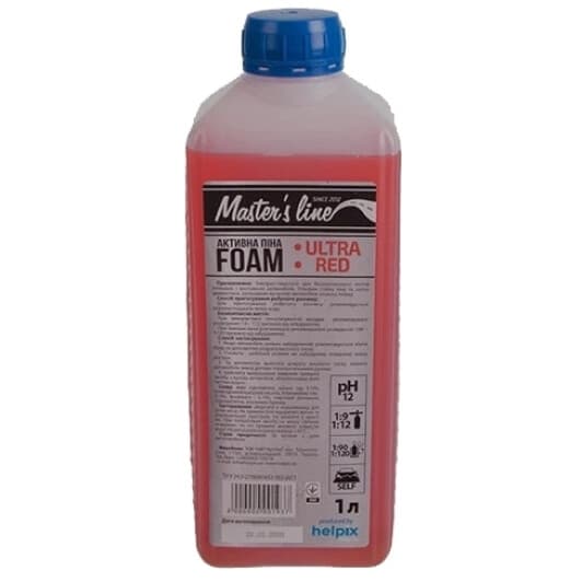 Концентрат автошампуня Helpix Master's Line Ultra Red (1 л)