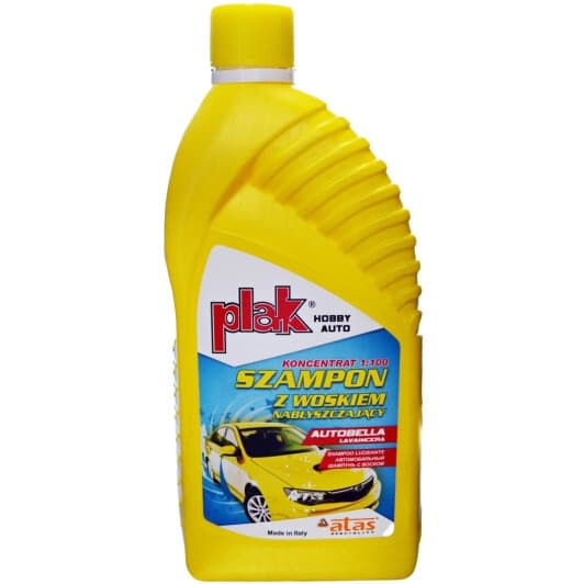 Автошампунь-полироль концентрат Atas Autobellla Wosk с воском (500 мл)