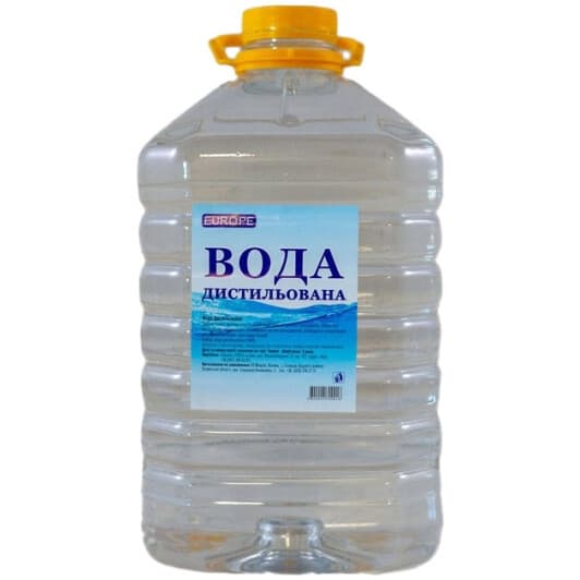 Дистильована вода EUROPE (10 л)
