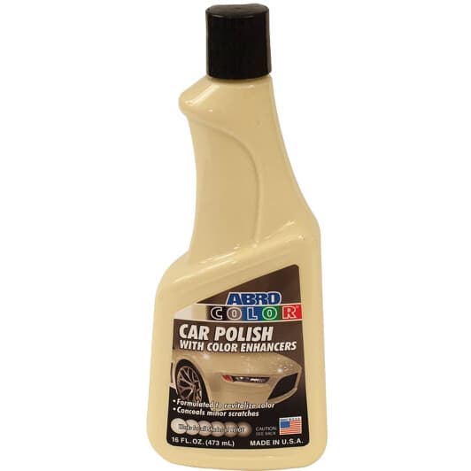 Цветной полироль для кузова ABRO Color белый