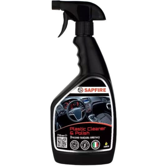 Очиститель салона Sapfire Plastic Cleaner лимон 710 мл