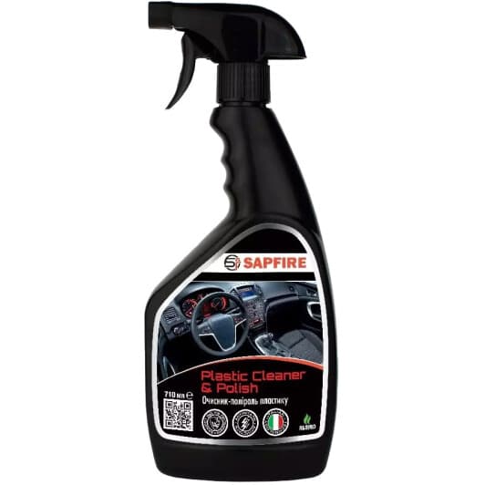Очиститель салона Sapfire Plastic Cleaner яблоко 710 мл