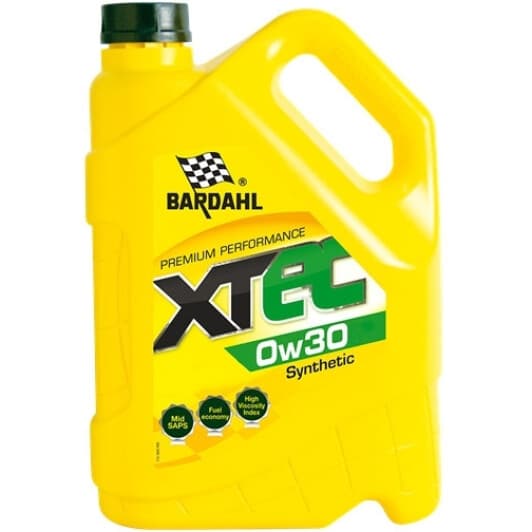 Bardahl XTEC 0W-30 (5 л) моторна олива