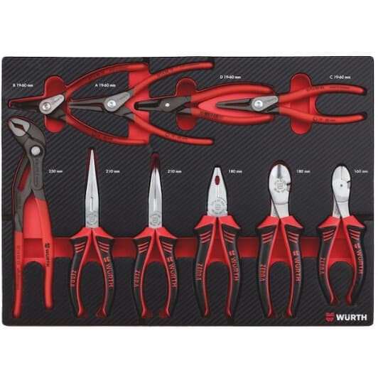 Набор инструментов Würth 0965905925 10 ед.