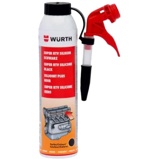 Würth Super RTV Silicone герметик черный (200 г)