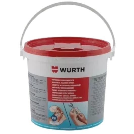 Серветки Würth 089090090 з нетканого матеріалу 27х32 см 90 шт