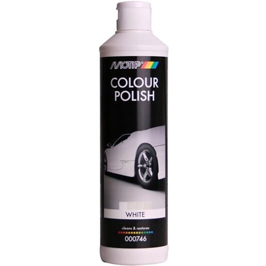 Кольоровий поліроль для кузова Motip Color Polish білий