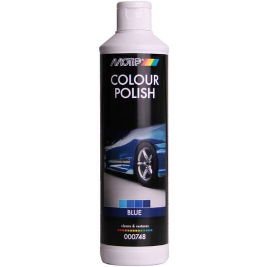 Кольоровий поліроль для кузова Motip Color Polish синій