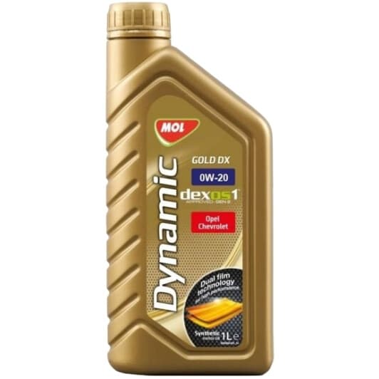 MOL Dynamic Gold DX 0W-20 (1 л) моторное масло