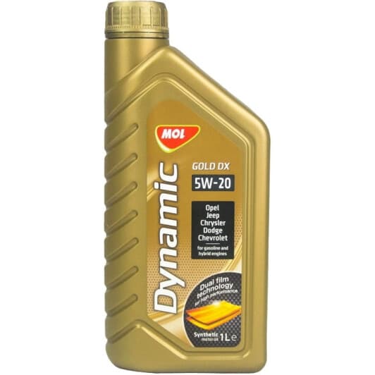 MOL Dynamic Gold DX 5W-20 (1 л) моторна олива