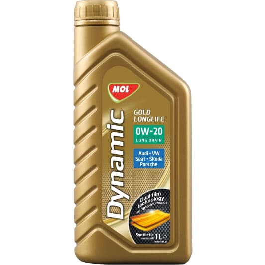 MOL Dynamic Gold Longlife 0W-20 моторное масло