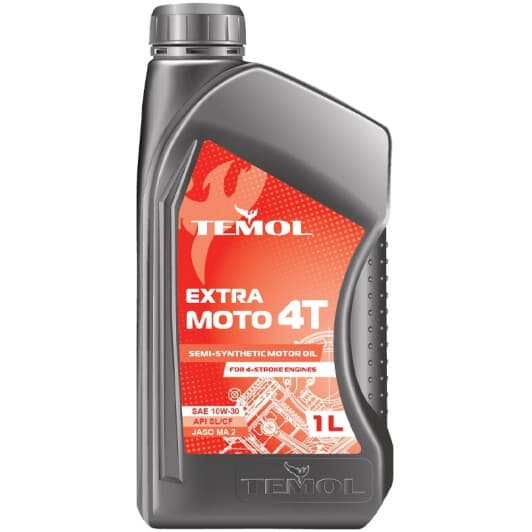 Моторна олива 4Т TEMOL Extra Moto 10W-30 напівсинтетична