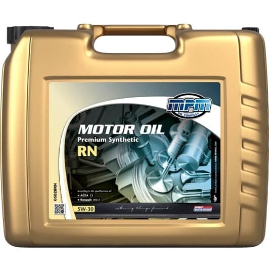 MPM Premium Synthetic RN 5W-30 (20 л) моторна олива