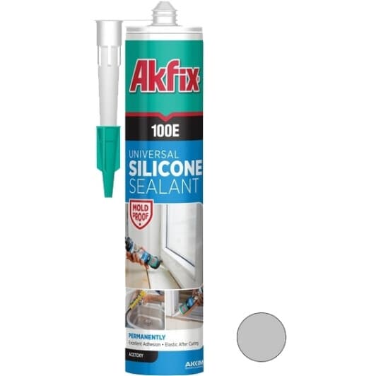 Akfix 100Е герметик сірий (325 г)