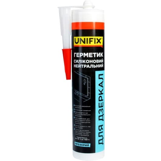 UNIFIX Silicone Sealing Gasket герметик прозрачный (280 г)