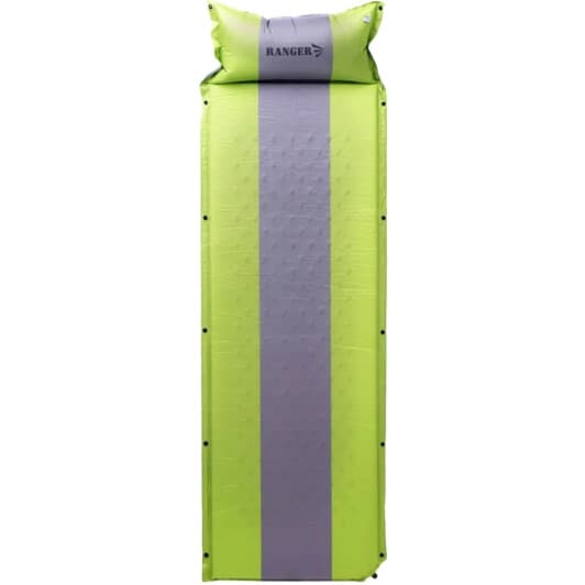 Самонадувний килимок Ranger Tibet RA6632 колір сіро-салатовий
