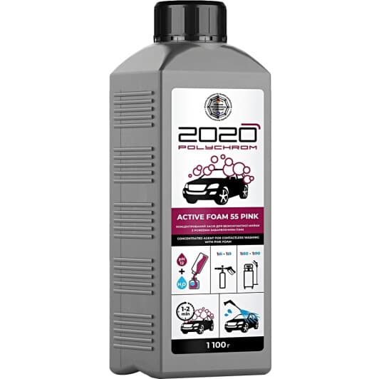 Концентрат автошампуня Polychrom 2020 Active Foam 55 Pink (1,1 л)
