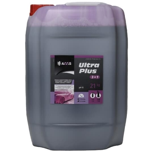Концентрат автошампуня Axxis Ultra Plus 3 in 1