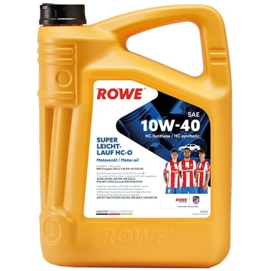 Rowe Super Leicht-Lauf HC-O 10W-40 (4 л) моторное масло