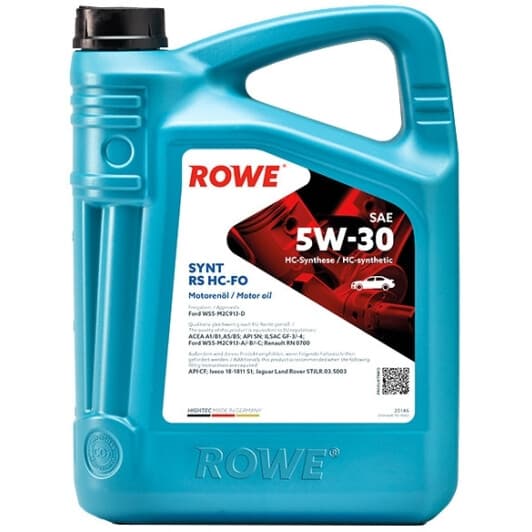 Rowe Synt RS HC-FO 5W-30 (5 л) моторное масло