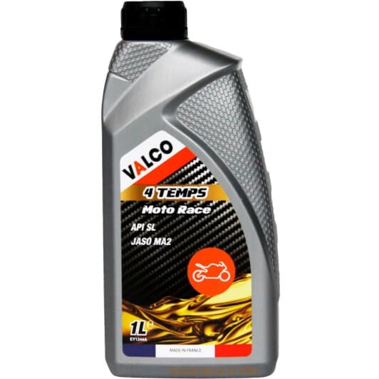 Моторное масло 4T Valco Moto Race 10W-40 синтетическое