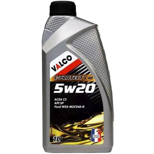 Valco E-PROTECT 3.48 5W-20 (1 л) моторна олива