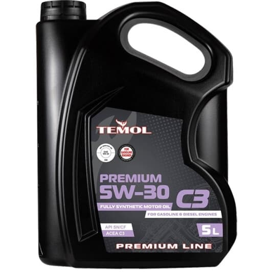 TEMOL Premium C3 5W-30 (5 л) моторна олива