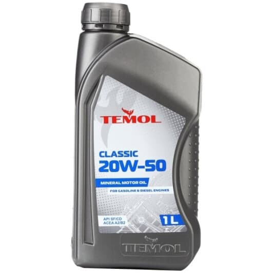 TEMOL Classic 20W-50 (1 л) моторное масло
