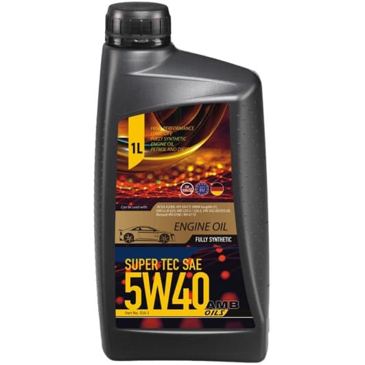 AMB SuperTec 5W-40 (1 л) моторное масло