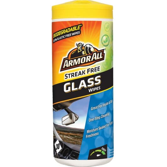 Салфетки ArmorAll Glass Wipes E303294400 из нетканого материала 30 шт
