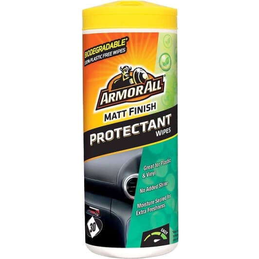 Салфетки ArmorAll Matt Finish Protectant Wipes E303289000 из нетканого материала 30 шт