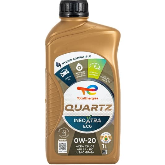 Total Quartz Ineo Xtra EC6 0W-20 (1 л) моторное масло
