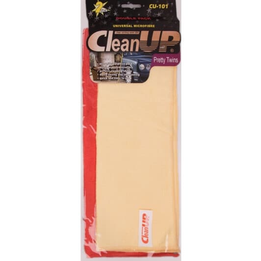 Набор салфеток CleanUP Pretty Twins CU-101 микрофибра 2 шт
