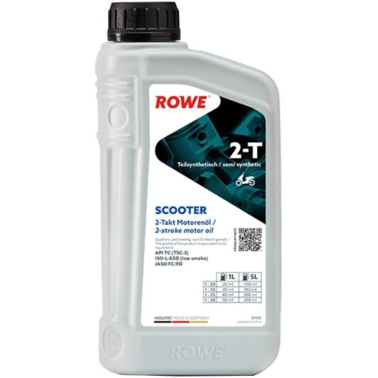 Моторна олива 2Т Rowe Scooter напівсинтетична