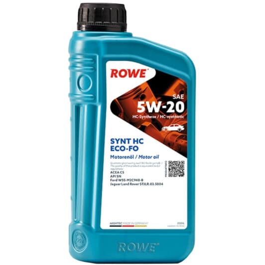 Rowe Synt HC ECO-FO 5W-20 (1 л) моторное масло