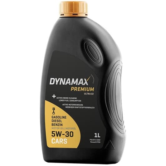 Dynamax Premium Ultra C2 5W-30 (1 л) моторна олива