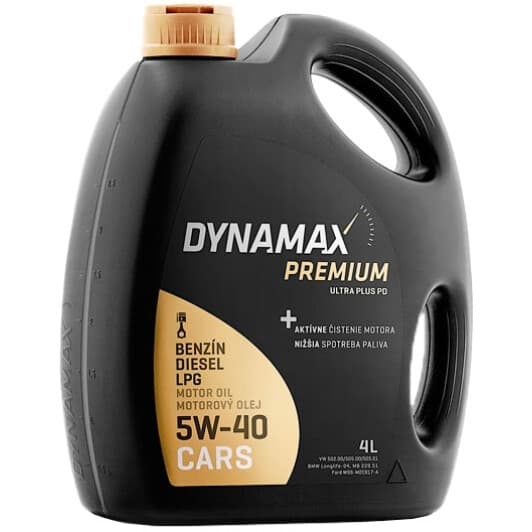 Dynamax Premium Ultra Plus PD 5W-40 (4 л) моторна олива