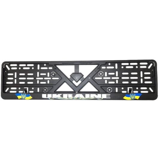 Рамка номерного знака Eurotermix 28116 колір чорний Ukraine